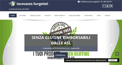 Desktop Screenshot of iacovazzosurgelati.it
